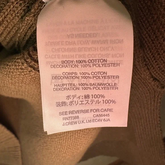 J. Crew Women's Olive Green Cotton Knit V-Neck Tank Top with Back Tie Detail - Picture 5 of 6